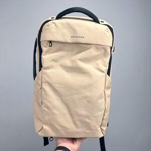 Solgaard The Endeavor Backpack Sand Beige Laptop Travel Bag Mens NWOT